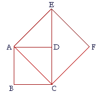 A square with a square on its diagonal