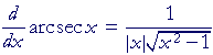 Inverse trigonometric functions