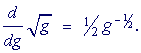 The chain rule