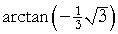 minus pi/6