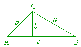 Area of a triangle