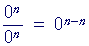 exponent 0