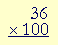 28 × 100 vertically
