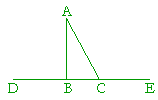 The exterior angle of a triangle