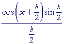 Derivative of sin x