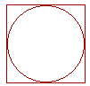 A circumscribed square